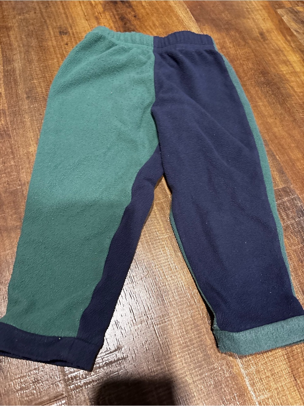 Patagonia Green & Navy Two-Tone Fleece Baselayer